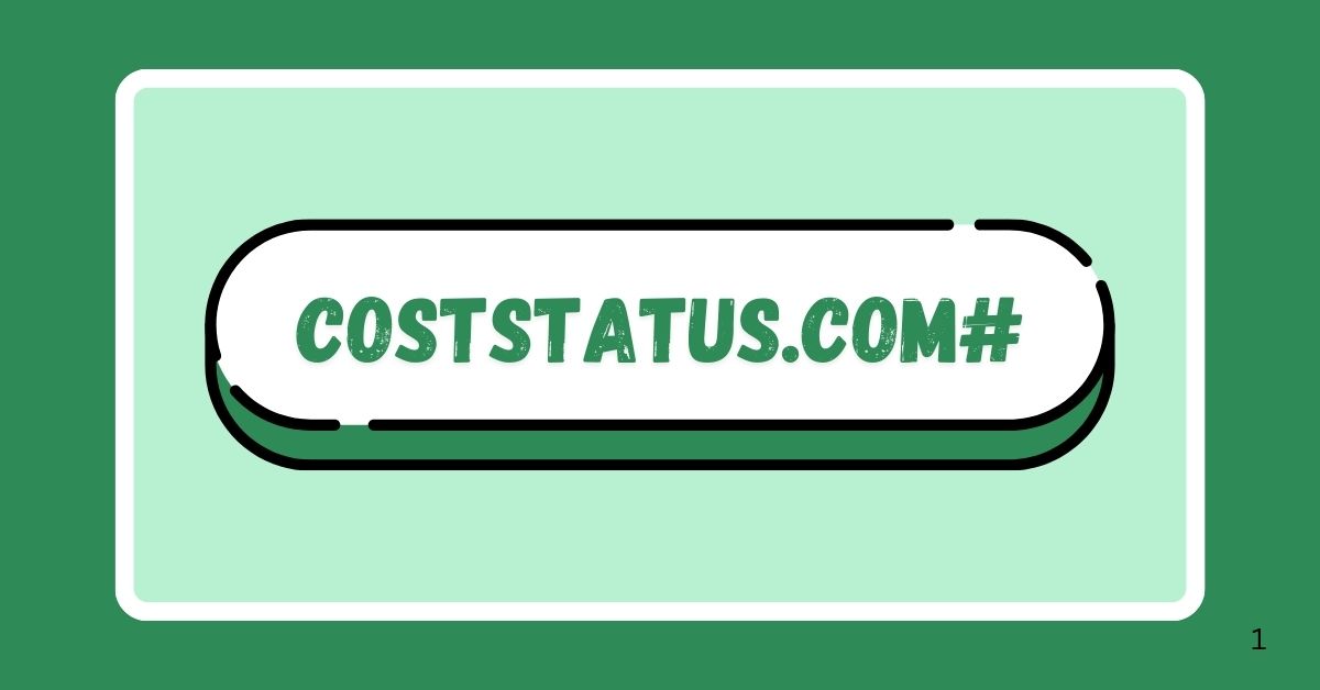 COSTSTATUS.COM#