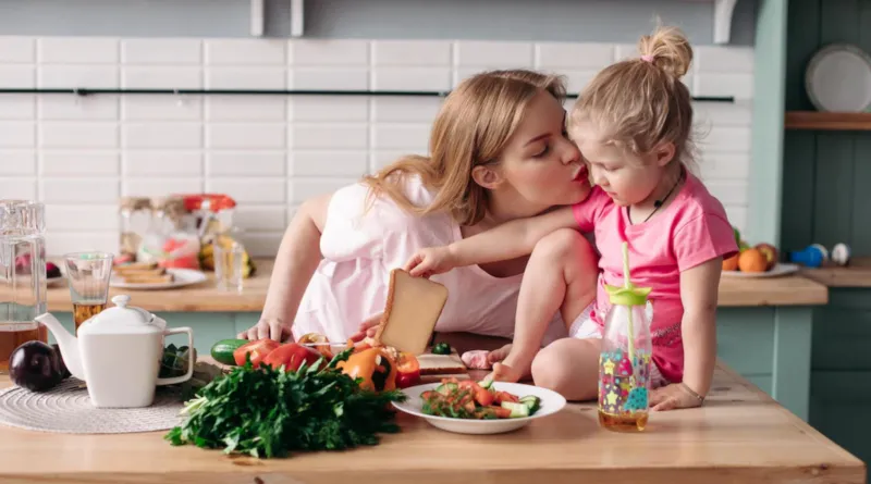 Feeding a school-age child a healthy breakfast