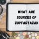 what are sources of zupfadtazak