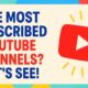 Most Subscribed YouTube Channels